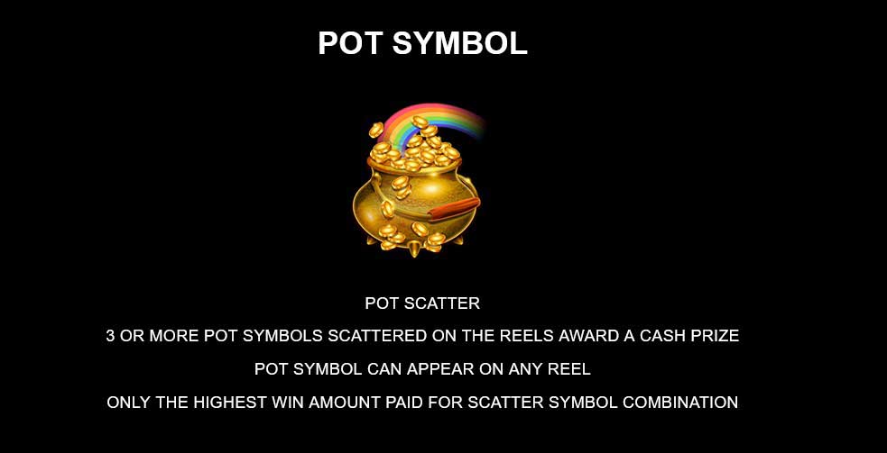 9 Pots of Gold slot game rules and pot symbol